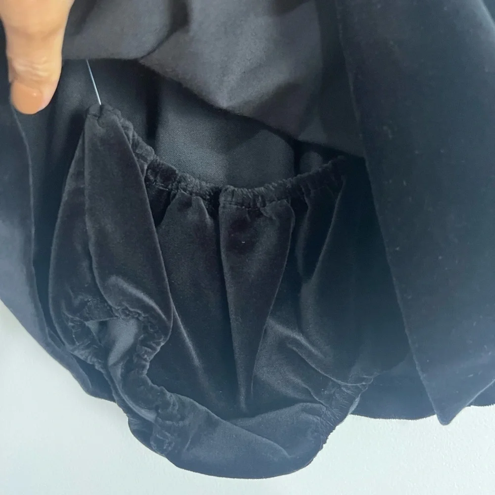 Edgehill Collection Black Velvet Dress NWT